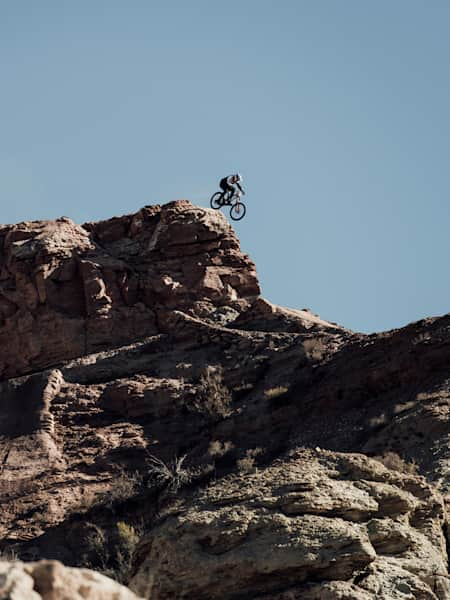 Thomas Genon at Red Bull Rampage 2018 in Virgin, Utah