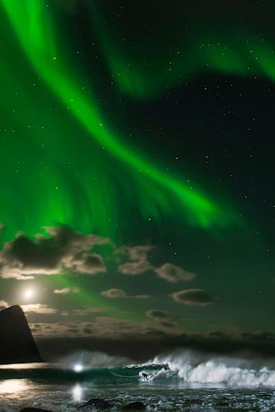 Mick Fanning sous la lumière naturelle de Norvège
