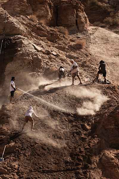 Szymon Godziek terlihat di Red Bull Rampage di Virgin, Utah, Amerika Serikat pada tanggal 03 Oktober 2024.
