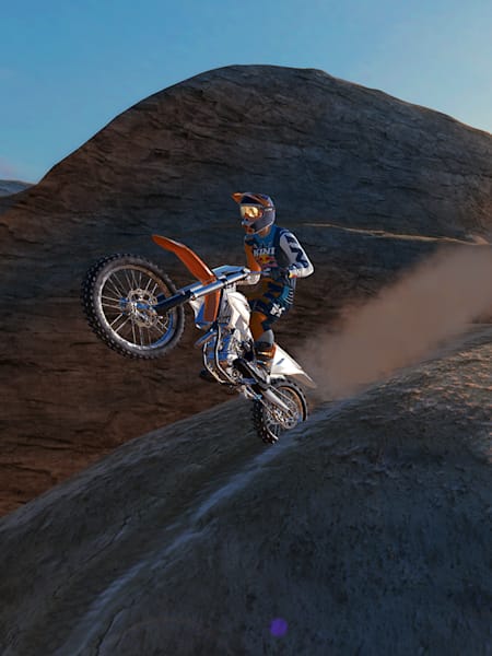 Key art from Dirt Bike Unchained.