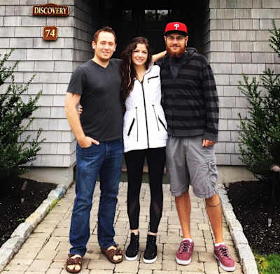 Kaypea and her two brothers in Canada