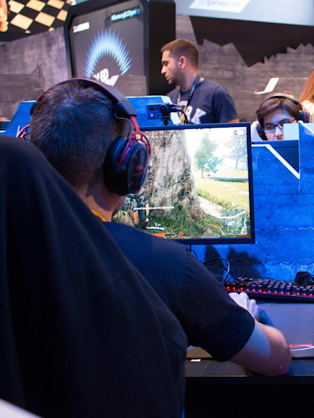 A photo of PlayerUnknown’s Battlegrounds Players at the PUBG Invitational