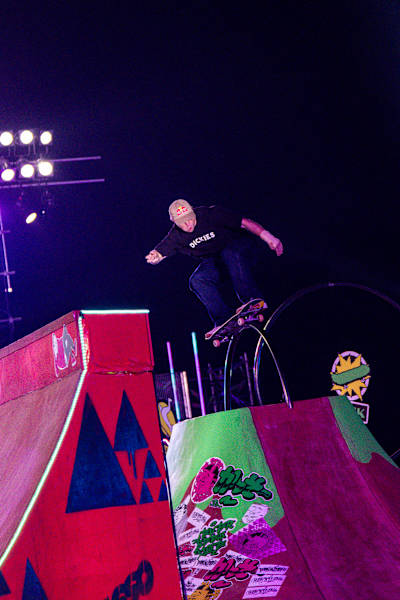 Jamie Foy tackles a Rainbow Rail at KASSO in Tokyo, Japan in March 2025.