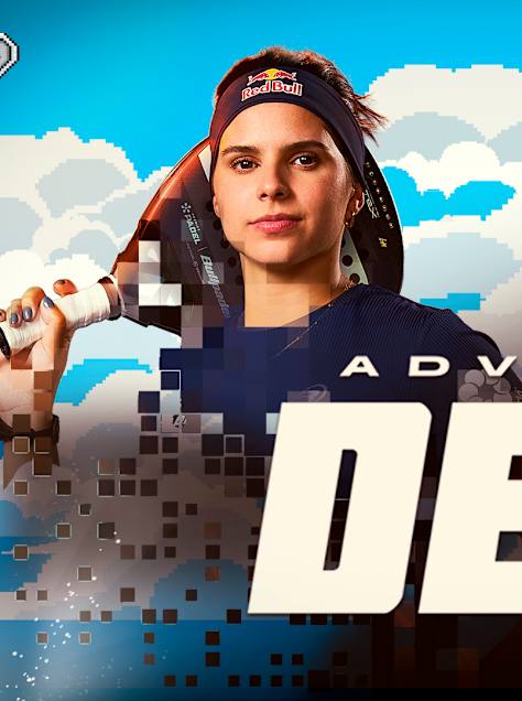 Delfina Brea poses for her 2026 episode of Padel Life
