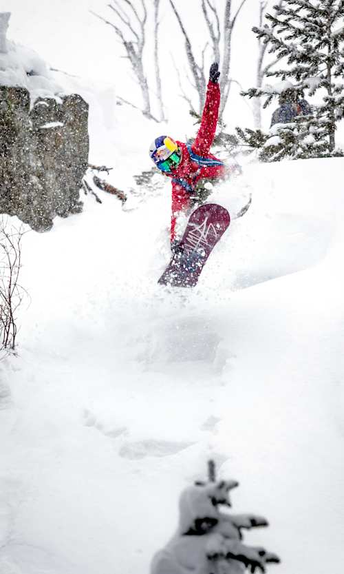 Snowboarder Hailey Langland