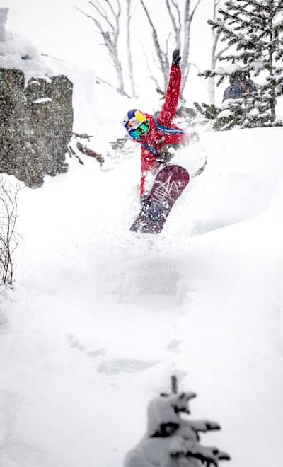 Snowboarder Hailey Langland