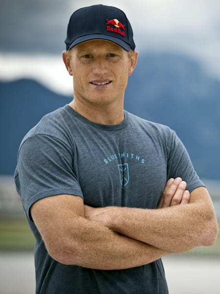 Jimmy Spithill poses for a portrait at Hangar 7 in Salzburg, Austria on July 10th, 2014