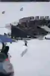 Joel Magnusson performing at Best Trick Red Bull Unrailistic 2023 in Åre, Sweden.