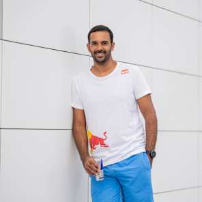 Mohammed Burbayea posing for a portrait during Jettribe European Championship in Ostrow Warcki in Poland on July 24, 2021.