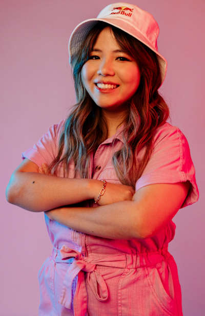 Tiffae poses for a portrait at the Red Bull Headquaters in Santa Monica, California, on May 31, 2023.