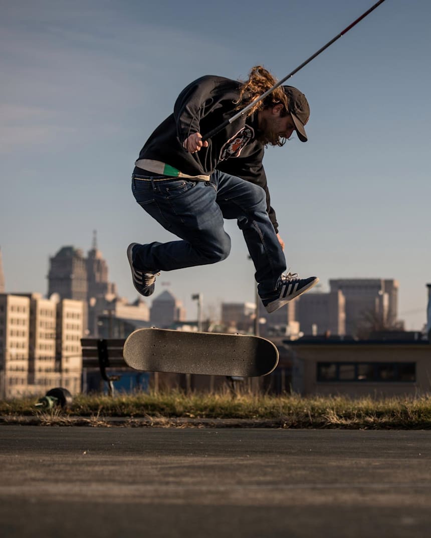 Dan Mancina Skateur Aveugle Qui N A Jamais Rien Lache