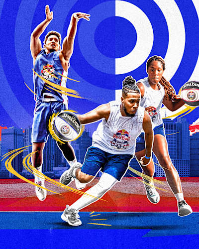 Artwork for the Red Bull Half Court World Final.