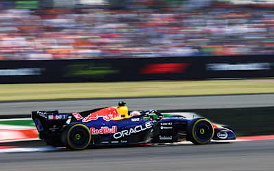 Max Verstappen driving the Oracle Red Bull Racing on track during Sprint Qualifying ahead of the F1 Grand Prix of Great Britain at Silverstone Circuit. 