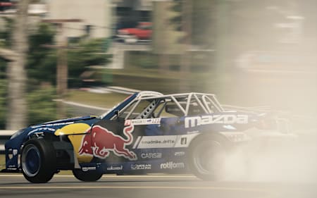 1,000馬力超のモンスターマシン! A side shot of 'Mad' Mike Whiddetts' RADBUL car in the new Project Has 2 video game by Slightly Mad Studios
