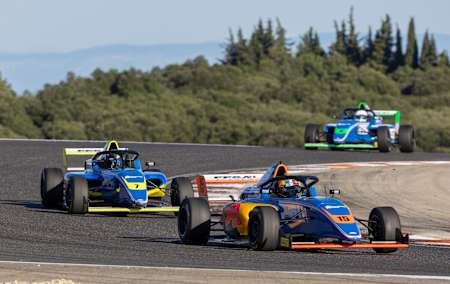 Yuto Nomura racing French F4 in Ledenon 2022