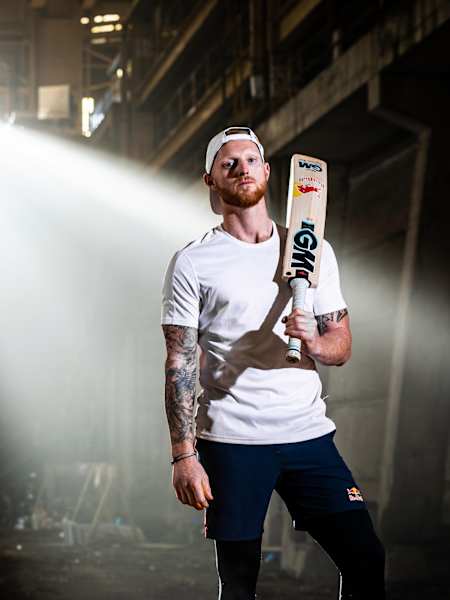 Ben Stokes in an abandoned warehouse in Sunderland