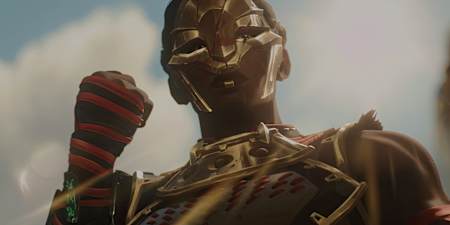 Obrázok postavy Ambessa v animovanom seriáli Arcane spoločnosti Netflix.