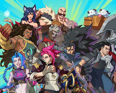 A group image of 2XKO champions.