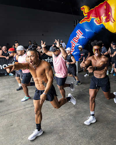 Competitors perform during Hyrox  in Auckland, NZ on February 01, 2025 