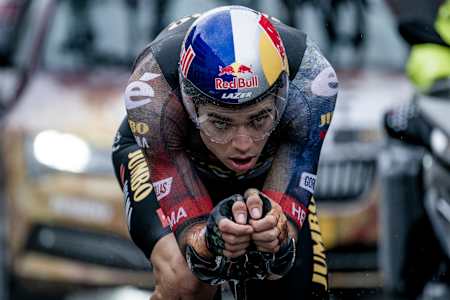 Le Belge Wout van Aert en action sur le Tour de France.