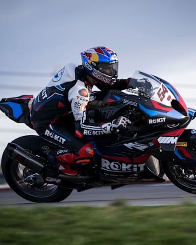 Toprak Razgatlıoğlu rides his motorbike