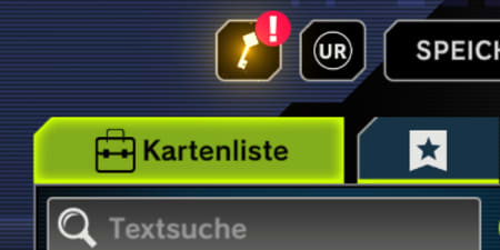 Ein Schlüssel mit einem Ausrufezeichen