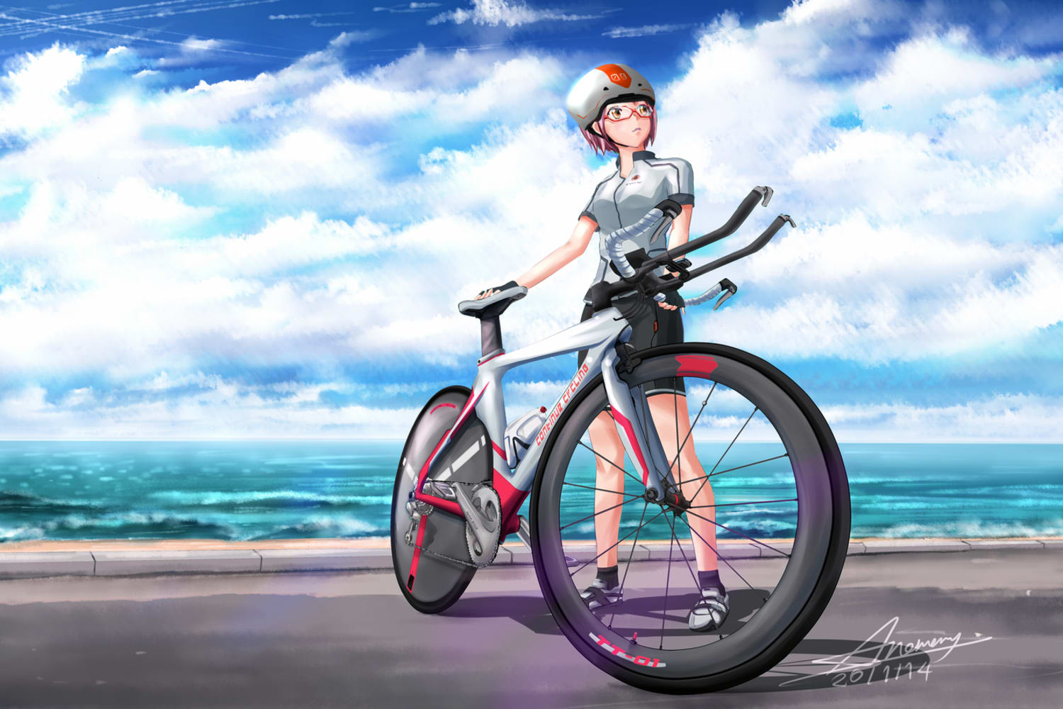 anime di biciclette