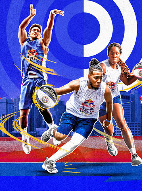 Artwork for the Red Bull Half Court World Final.