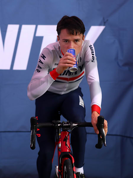 Thomas Pidcock of Trinity Racing CX preparing during UCI Cycle Cross World Cup in Koksijde, Belgium. on November 24, 2019.