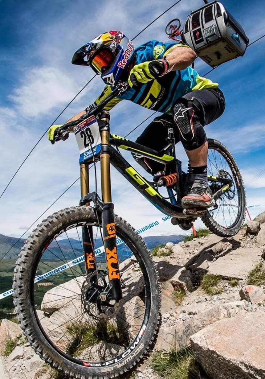 Descente vtt red bull