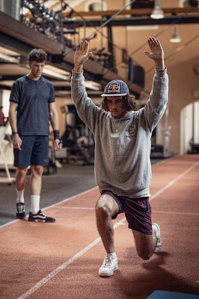 Ben Larg seen in Thalgau, Austria on August 3, 2023.