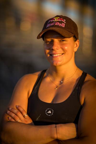 Laura Horvath posa para un retrato en la Parada 2 de la Gira del Proyecto Mundial de Fitness, el día 3 en Mesa, Arizona, EEUU, el 31 de agosto de 2025.