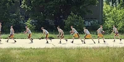 Robin Benzing performs a slam dunk in Berlin, Germany on May 30th 2011