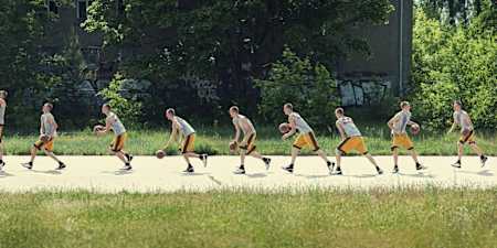 Robin Benzing performs a slam dunk in Berlin, Germany on May 30th 2011
