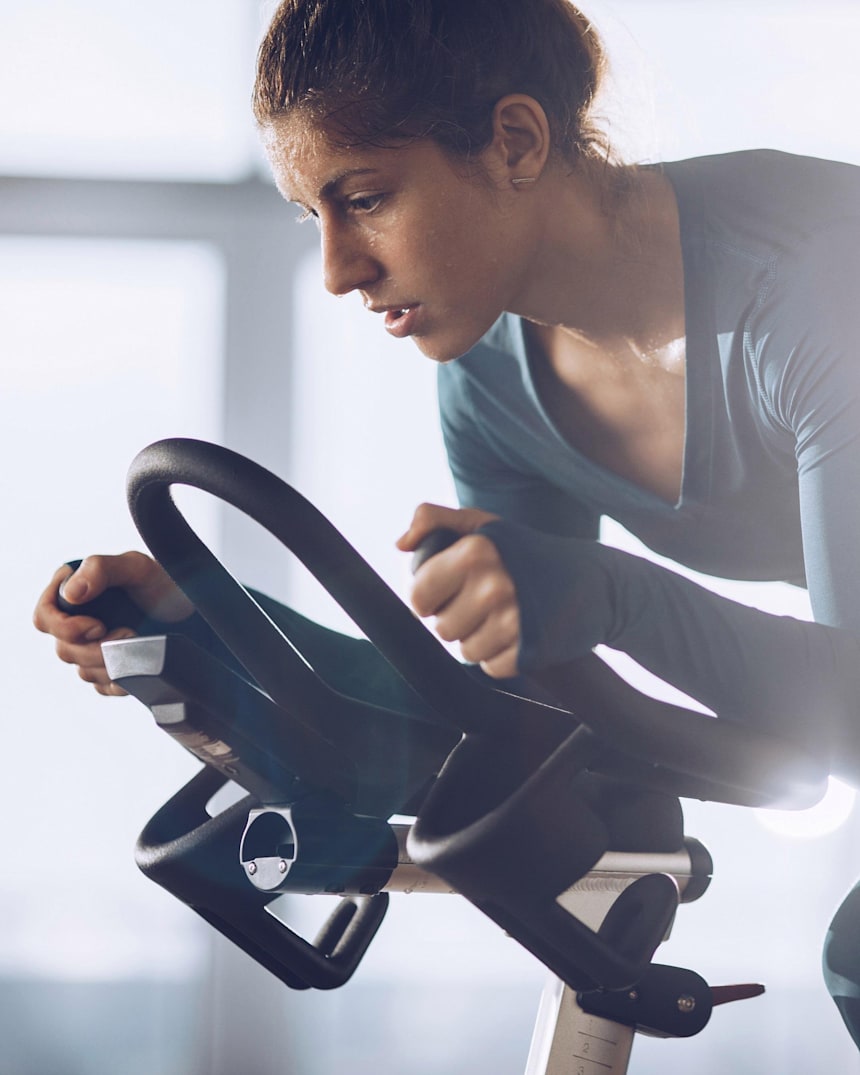 indoor cycling at home