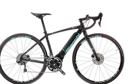 Image of the Bianchi Impuslo eRoad bike.