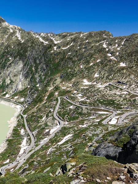 The final section of one of Switzerland’s best climbs