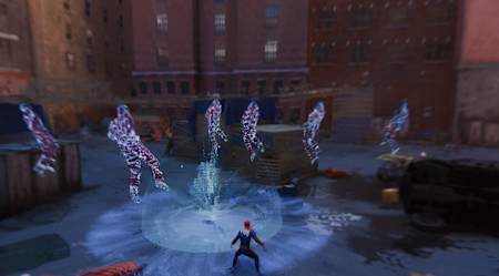 A screenshot of the Spider-Man PS4 Suspension Matrix gadget.