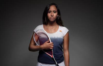 Nouran Gohar poses for a portrait in Cairo.