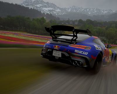 Screenshot aus Forza Horizon 6 zeigt den 2020 Mercedes-AMG GT Black Series