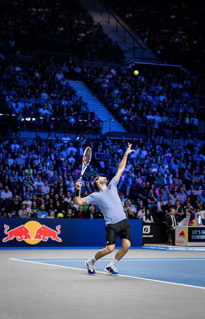 Dominic Thiem at the 2023 Erste Bank Open ATP Tournament in Vienna