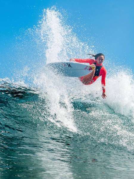 La surfeuse Carissa Moore a remporté le Roxy Pro Gold Coast en 2015,