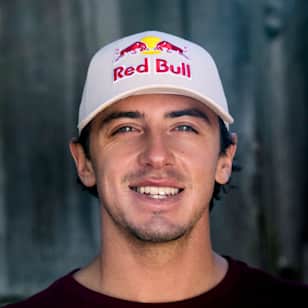 Mark McMorris poses for a portrait at the Red Bull Performance Camp in Saas Fee, Switzerland on 30 September, 2021.