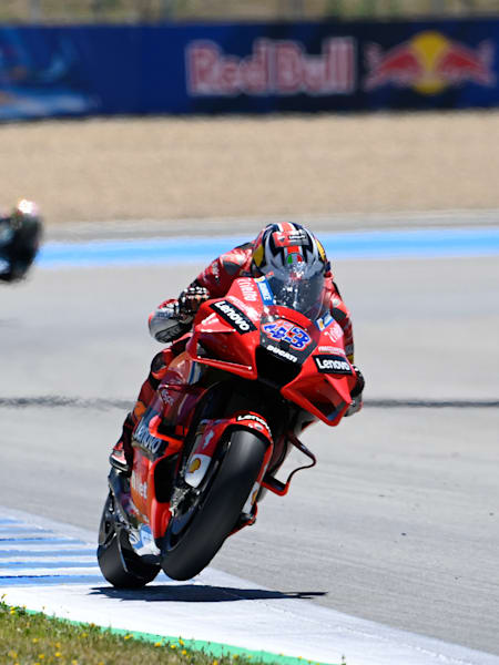 Ducati's Jack Miller powers to his second career MotoGP™ win at the Spanish Grand Prix on May 2, 2021.