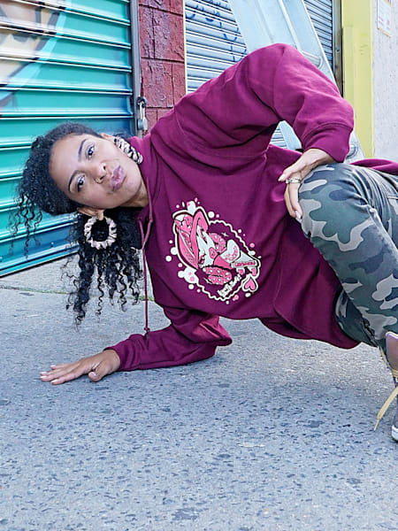 Rokafella doing a freeze