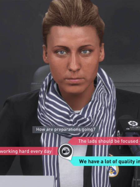 Sajtótájékoztató FIFA 20 karrier módban