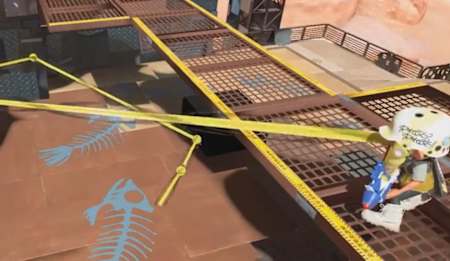 Screenshot aus Splatoon 3 zeigt den neuen Angle-Shooter