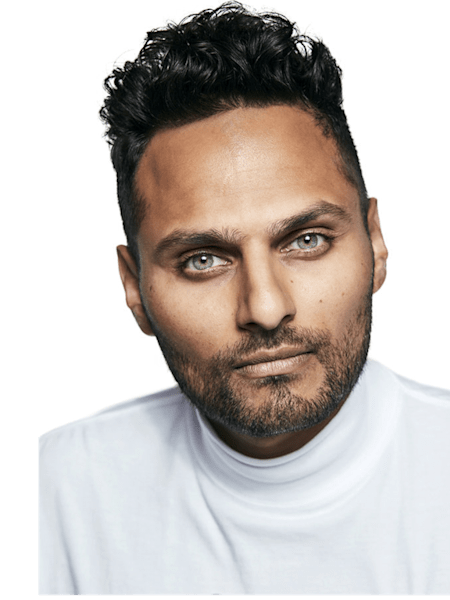 Un retrato de Jay Shetty.