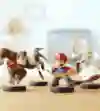 Nintendo character amiibo figures.