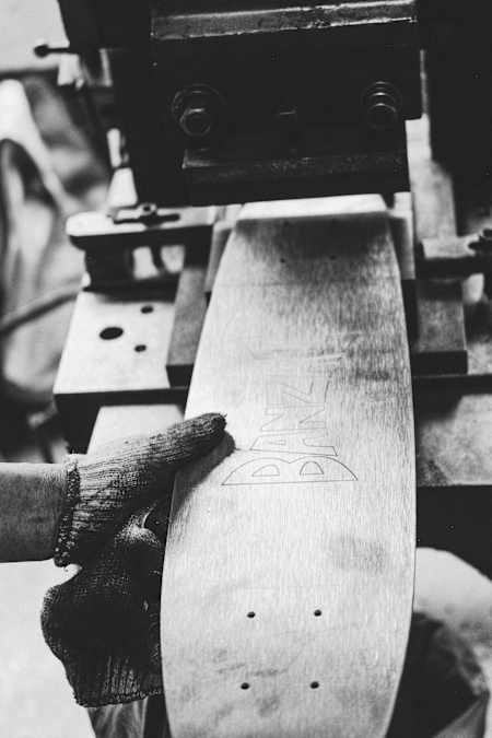 Una de las 500 cubiertas de monopatín Banzai reeditadas.